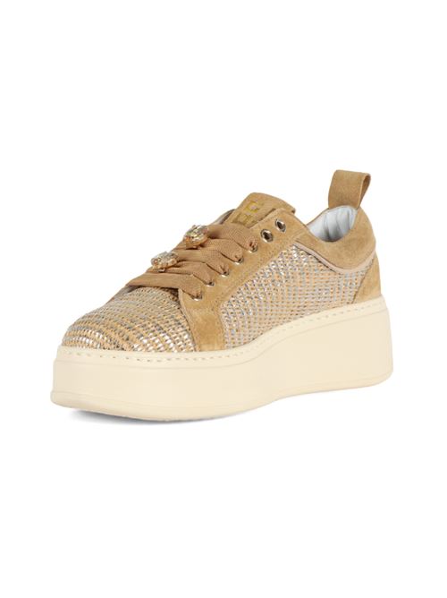 Sneaker in suede con dettagli in rafia Gio + GIO + | PIA350A-MARRONE